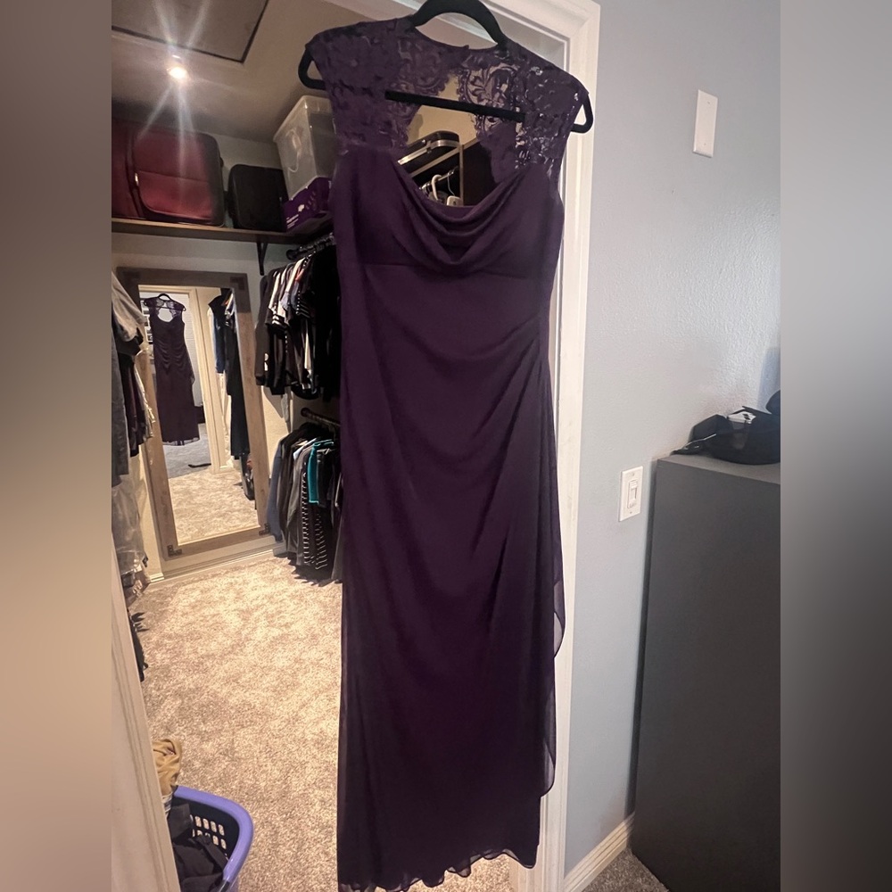 Purple evening gown/bridesmaid dress